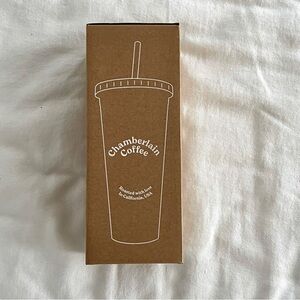 NIB Chamberlain Coffee Clear 24 oz. Tumbler